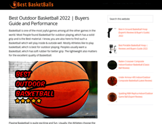 bestbasketballs.net screenshot