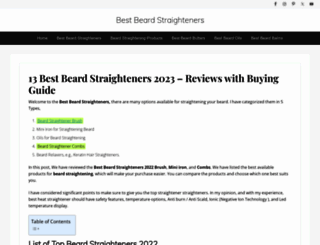 bestbeardstraightener.com screenshot