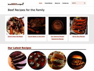 bestbeefrecipes.com screenshot