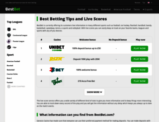 bestbet.com screenshot