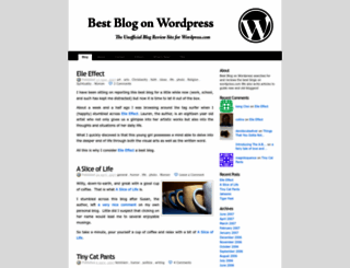 bestblog.wordpress.com screenshot