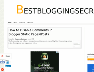 bestbloggingsecrets.com screenshot