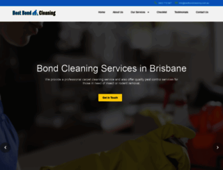 bestbondcleaning.com.au screenshot