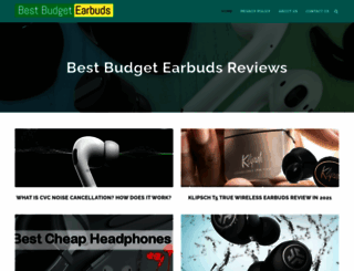 bestbudgetearbuds.com screenshot