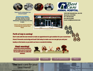 bestcarevet.com screenshot