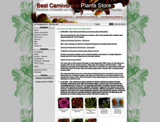 bestcarnivorousplants.org screenshot