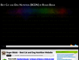 bestcatanddognutrition.com screenshot