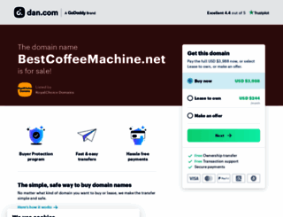 bestcoffeemachine.net screenshot