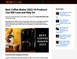 bestcoffeemaker2022.com screenshot