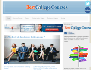 bestcollegecourses.com screenshot