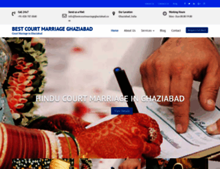 bestcourtmarriageghaziabad.com screenshot