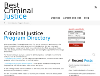 bestcriminaljustice.com screenshot