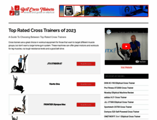 bestcrosstrainers.co.uk screenshot