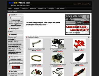 bestdirtparts.com screenshot