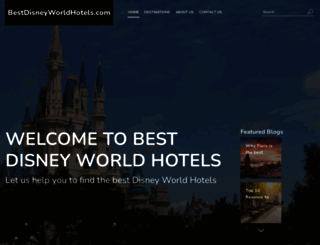 bestdisneyworldhotels.com screenshot
