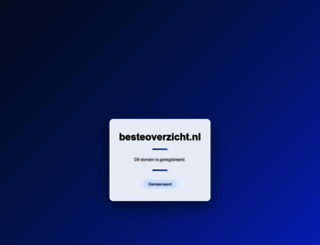 besteoverzicht.nl screenshot