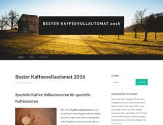 besterkaffeevollautomat16.wordpress.com screenshot
