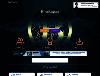 bestfaucet.website screenshot