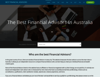 bestfinancialadvisors.com.au screenshot