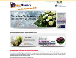 bestflowers.de screenshot