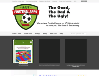 bestfootballapps.com screenshot