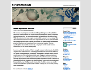 bestforearmworkouts.wordpress.com screenshot