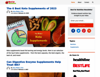 bestfornutrition.com screenshot