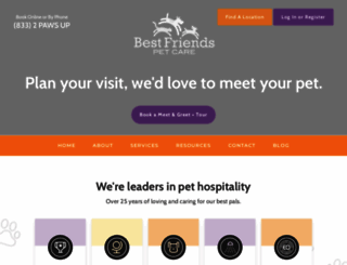 bestfriendspetcare.com screenshot