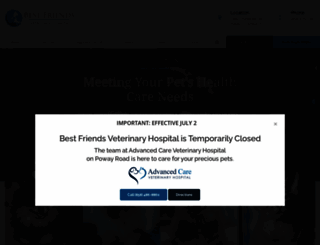 bestfriendsveterinaryhosp.com screenshot