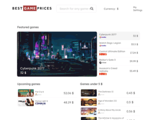 bestgameprices.net screenshot