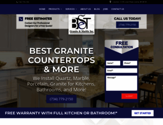 bestgraniteandmarble.com screenshot