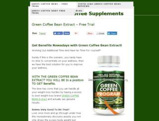 bestgreencoffeesupplements.org screenshot