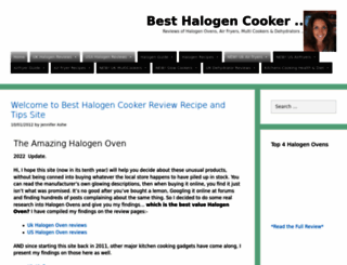 besthalogencooker.com screenshot