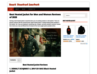 bestheatedjacket.com screenshot