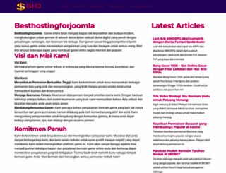 besthostingforjoomla.com screenshot