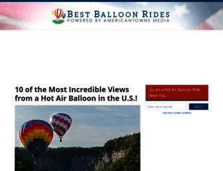besthotairballooning.com screenshot
