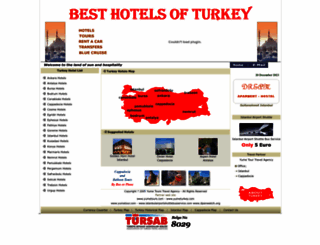 besthotelsofturkey.com screenshot