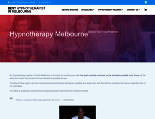 besthypnotherapistinmelbourne.com.au screenshot