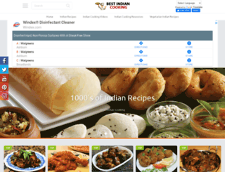 bestindiancooking.com screenshot