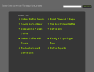 bestinstantcoffeeguide.com screenshot