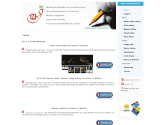 bestjoomlamodules.com screenshot