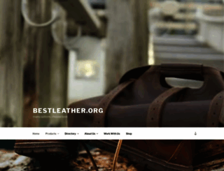 bestleather.org screenshot