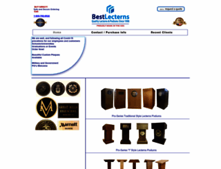 bestlecterns.com screenshot