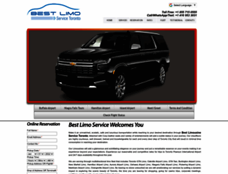 bestlimoservicetoronto.com screenshot
