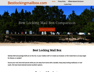 bestlockingmailbox.com screenshot