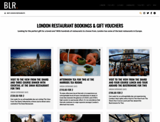 bestlondonrestaurants.co.uk screenshot