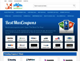 bestmaxcoupons.com screenshot