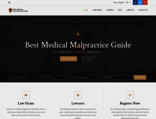bestmedicalmalpracticeguide.com screenshot