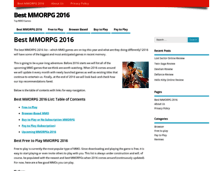 bestmmorpg2016.com screenshot