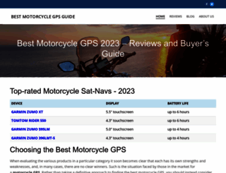 bestmotorcyclegpsguide.net screenshot